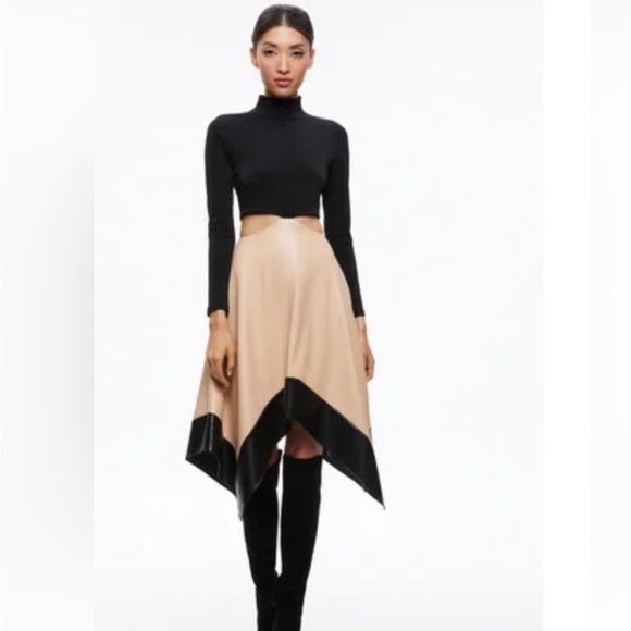 Alice and Olivia Temika midi dress size 4 - Picture 1 of 3